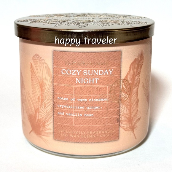 COZY SUNDAY NIGHT 3-Wick Candle - Picture 1 of 5